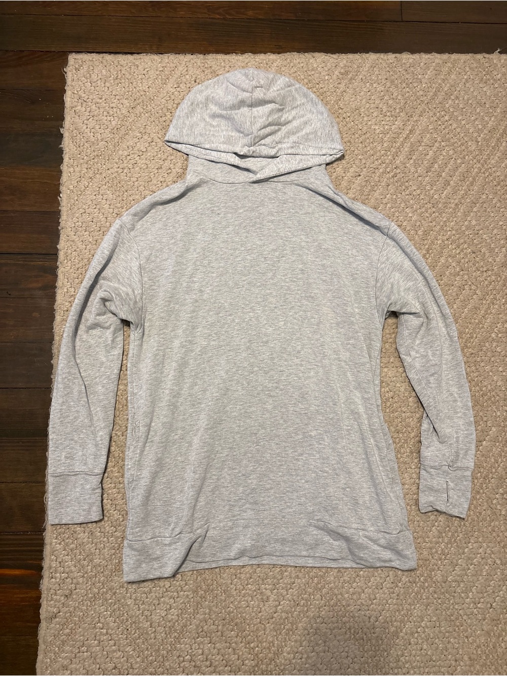 aerie Heather Light Gray Women's Lightweight Hoodie